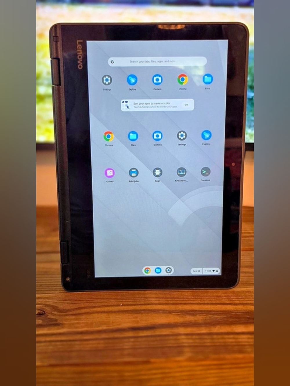 Lenovo 300e Chromebook Gen 3 Convertible Laptop Black Charger not included